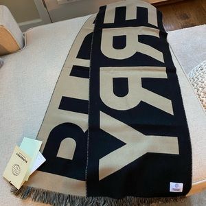 Burberry Wool Logo Scarf